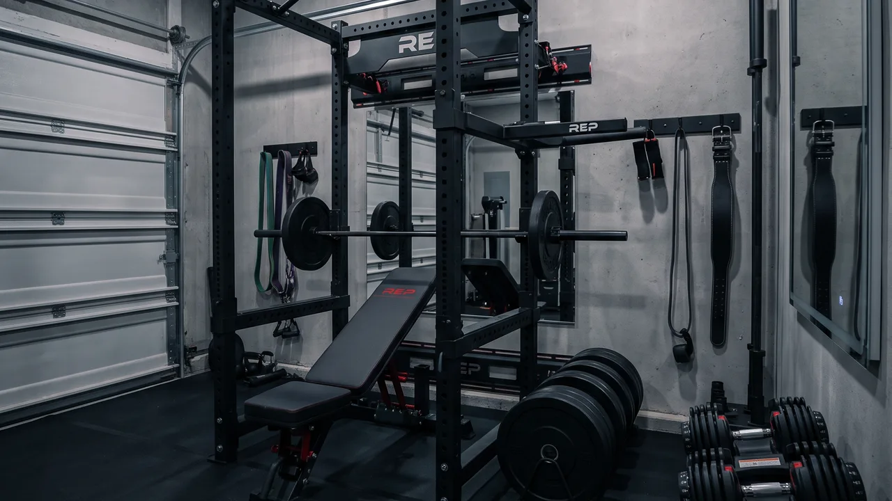 Finished home gym build